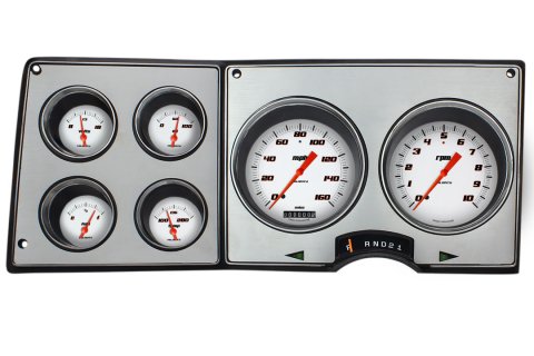 Classic Instruments 1973-87 Chevy/GMC Truck Packages CT73VSW Gauge Kits, Direct Fit Analog, Package Gauge Sets, Velocity, Speedometer, Tach, Water Temperature, White Face, Chevrolet, GMC, Kit thumbnail 2