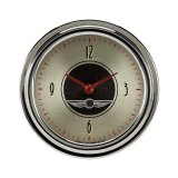 Classic Instruments All-American Nickel Series Gauges AN92SLC Gauge, Analog, Series, Clock, 12 Hour, 2 5/8 in. Diameter, Gold Face, Full Sweep, Each thumbnail 1