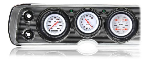 Classic Instruments 1970-72 Chevelle Package Gauge Sets CV70AN Gauges, All American Nickel, Direct Fit, Chevy, Chevelle, SS, 1970-1972, Speedometer, Tachometer, Fuel, Volt, Oil Pressure, Water Temp, Kit
