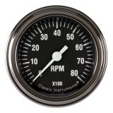 Classic Instruments Hot Rod Series Tachometers HR183SLF Tachometer, HOT ROD SERIES 2" TACHOMETER FULL SWEEP thumbnail 2