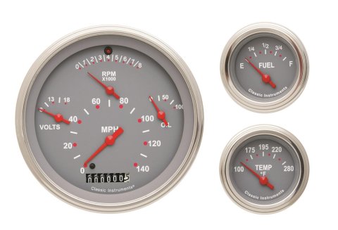 Classic Instruments Gauge Kits and Instrument Clusters CH01GSLF-LS