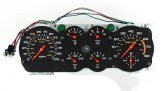 Classic Instruments 1978-88 G-Body Gauge Sets CH78OE07 Kit, Analog, Black Face, White/Yellow Numbers, Orange Pointer, with Gear Indicator, Chevrolet, Kit thumbnail 1