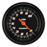 Classic Instruments Velocity Series Tachometers VS183BBLF Tachometer, VELOCITY BLACK 2" TACHOMETER FULL SWEEP thumbnail 2