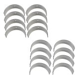 King HP-Series Rod Bearings CR 806HPND 010 Bearings, HP Series, Bi-metal, Silicon Aluminum, 0.010 in. Crankshaft Undersize, Chrysler, Dodge, Plymouth, Set of 8 thumbnail 1