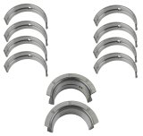 King SI-Series Main Bearings MB 557SI Bearings, 1/2 Groove, Standard Size, Bi-metal, Silicon Aluminum, Chevy, Small Block, Set of 5 thumbnail 1