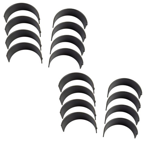 King XP-Series Coated Rod Bearings CR 808XPNC Bearings, Coated, Copper/Lead/Alloy, Standard Size, Chevy, Big Block, Set of 8