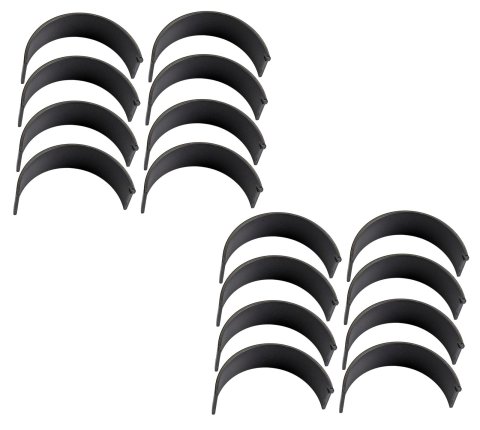 King XP-Series Coated Rod Bearings CR 803XPNC Bearings, Coated, Copper/Lead/Nickel, Standard Size, Chevy, 265, 283, 302, 327, Set of 8