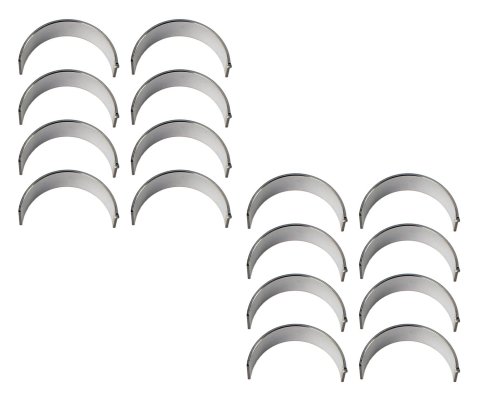 King SI-Series Rod Bearings CR 807SI Bearings, Standard Size, Bi-metal, Silicon Aluminum, Large Journal, Chevy, Small Block, Set of 8 thumbnail 1