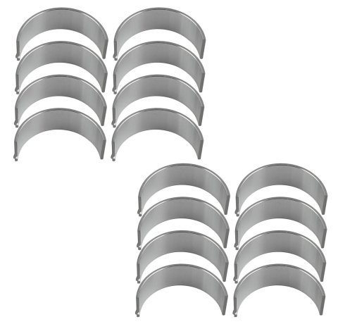 King SI-Series Rod Bearings CR 868SI Bearings, Standard Size, Bi-metal, Silicon Aluminum, Ford, Modular V8, Set of 8