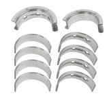 King SI-Series Main Bearings MB5293SI 010 Bearings, SI-Series, 1/2 Groove, .010 in. Crankshaft Undersize, Bi-metal, Silicon Aluminum, Chevy, Set of 5 thumbnail 1