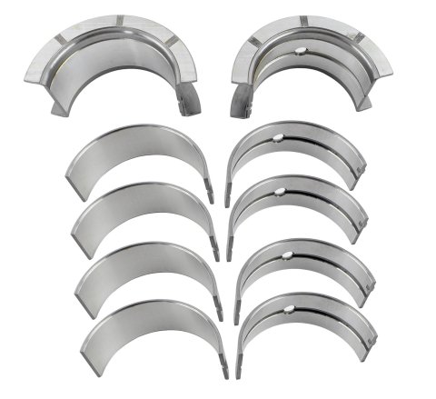 King HP-Series Main Bearings MB 556HPN STDX Bearings, HP-Series, 1/2 Groove, Bi-Metal, Silicon Aluminum, .001 in. Thinner Size, Chevy, Big Block, Set of 5