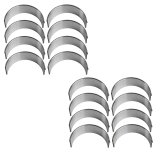 King HP-Series Rod Bearings CR 803HPN Bearings, HP Series, Bi-metal, Silicon Aluminum, Standard Size, Chevy, Set of 8 thumbnail 1