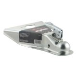 CURT A-Frame Couplers 25101 Trailer Coupler, 2 in. Ball, 700 lb. Tongue Weight, 5,000 lb. Gross Load Capacity, Steel, Black, Each thumbnail 1