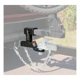 CURT Multipurpose Ball Mounts 45810 Receiver Hitch Mount, Steel, Black, 2 in. Square, 2 in. Drop, 0 in. Rise, 12.25 in. Length, Each thumbnail 2
