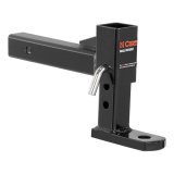 CURT Adjustable Ball Mounts 45812 Receiver Hitch Mount, Black, 2 in. Square, 7.50 in. Drop, 6.25 in. Rise, 12.50 in. Length, Each thumbnail 2