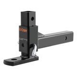 CURT Adjustable Ball Mounts 45812 Receiver Hitch Mount, Black, 2 in. Square, 7.50 in. Drop, 6.25 in. Rise, 12.50 in. Length, Each thumbnail 3