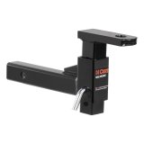 CURT Adjustable Ball Mounts 45812 Receiver Hitch Mount, Black, 2 in. Square, 7.50 in. Drop, 6.25 in. Rise, 12.50 in. Length, Each thumbnail 4