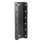 CURT Forged Alloy Lunette Eyes and Channels 48650 Coupler Channel, Adjustable, Steel, 3.000 in. Width, 11.750 in. High, Each thumbnail 2