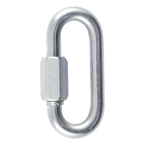 CURT Trailer Safety Chain Quick Links 82931 Chain, Link, Steel, Zinc Plated, 7/16 in. Diameter, 2,640 lb. Break Force, Each