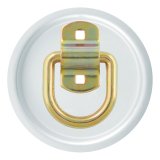 CURT Forged D-Rings 83740 Cargo Tie Down, D-Ring, Steel, Zinc Plated, 11,000 lb. Capacity, Each thumbnail 1