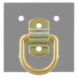 CURT Forged D-Rings 83740 Cargo Tie Down, D-Ring, Steel, Zinc Plated, 11,000 lb. Capacity, Each thumbnail 2