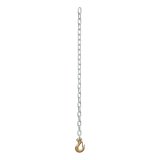 CURT Safety Chain Assemblies 80302 Chain, Steel, Zinc Plated, 7,800 lb. Break Force, 35 in. Length, Clevis Hook Ends, Each thumbnail 1