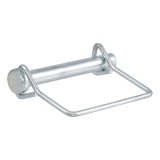 CURT Coupler Safety Pins 28278 Trailer Pin, 3/8 in. Diameter, Steel, Zinc Finish, Each thumbnail 1