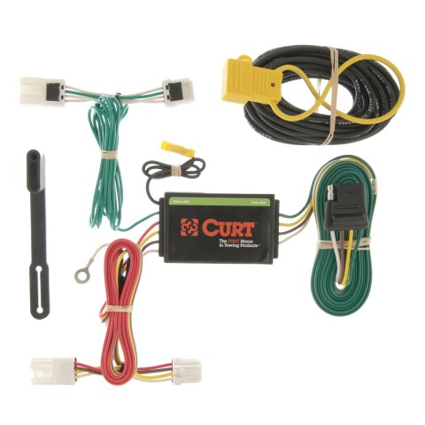 CURT Custom Wiring Connector Harnesses for 2010-2017 LANCER, 2011-2019 OUTLANDER SPORT, 2011-2012 RVR - 56127 Adapter, Vehicle Towing Harness, T-Connector, Mitsubishi, Each thumbnail 1