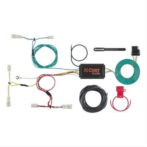 CURT Custom Wiring Connector Harnesses for 2016 IA, 2017-2018 YARIS IA - 56311 Adapter, Vehicle Towing Harness, 3 to 2 Powered Converter, Scion, Kit thumbnail 1