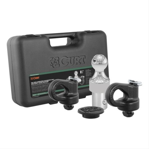 CURT Gooseneck Hitch Balls 60692 Ball, Steel, Chrome, Gooseneck, 2 5/16 in. Diameter, Chevy, GMC, Nissan, Kit thumbnail 2