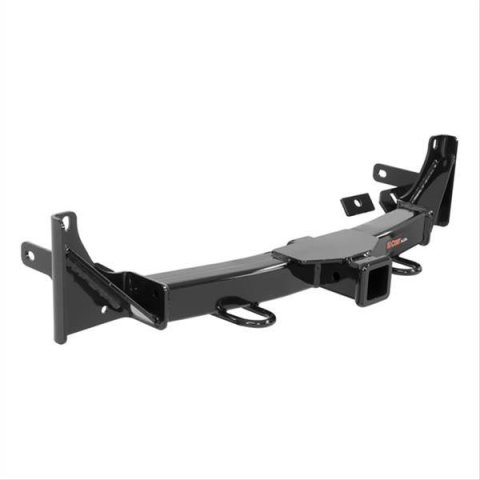 CURT Class 3 Receiver Hitch 31076 Hitch, III, Front Location, 2 in. Receiver, Square Tube Welded, Black Powdercoated, Toyota, Each