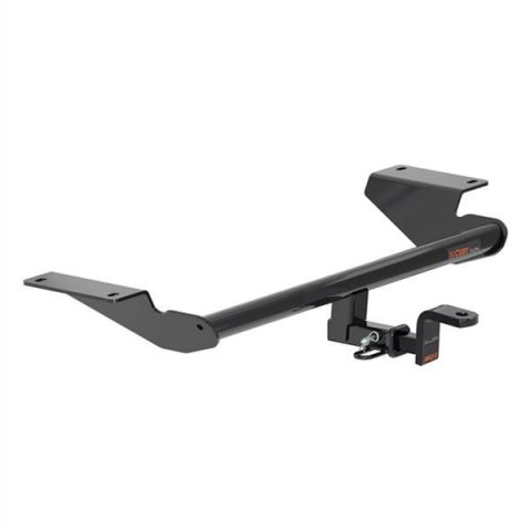 CURT Class 1 Receiver Hitch 115483 Hitch, Rear, 1, 1/4 in. Square, 200 lb. Max Tongue, 2,000 lb. Max Trailer, Round Tube Welded, Black Powdercoated, Each thumbnail 2