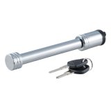 CURT Receiver Pins and Clips 23025 Hitch Lock, Straight Pin, Steel, Chrome, 0.625 in. Diameter, Locking Keys, Each thumbnail 3