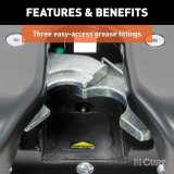 CURT Q20 Fifth Wheel Trailer Hitches 16094 Hitch, Wheel, Q20, Carbide Powdercoated, Chevrolet, GMC, Kit thumbnail 5