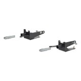 CURT Custom Tow Bar Base Plates for 2016-2018 1500, 2019-2024 1500 CLASSIC - 70121 Adapter Bracket, Plate, Steel, Black Powdercoated, RAM, Kit thumbnail 1