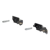 CURT Custom Tow Bar Base Plates for 2017-2019 F-250 SUPER DUTY, F-350 DUTY - 70137 Adapter Bracket, Plate, Steel, Black Powdercoated, Ford, Kit thumbnail 1