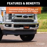 CURT Custom Tow Bar Base Plates for 2017-2019 F-250 SUPER DUTY, F-350 DUTY - 70137 Adapter Bracket, Plate, Steel, Black Powdercoated, Ford, Kit thumbnail 3