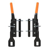 CURT Replacement TruTrack Trailer Mount Support Brackets 19298 Mounted Brackets, TruTrack, Orange Handles, Pair thumbnail 1
