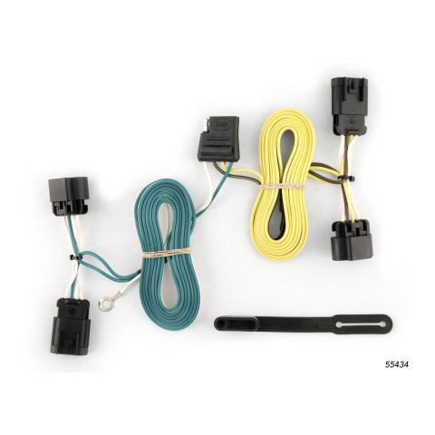 CURT Custom Wiring Connector Harnesses for 2005-2010 COBALT, 2007-2009 G5 - 55434 Vehicle Towing Harness Adapter, T-Connector, 2-Wire System, Chevy, Each thumbnail 1