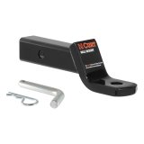 CURT Powdercoated Ball Mounts 45032 Receiver Hitch Mount, Steel, Black, 2 in. Square, 2 in. Drop, .750 in Rise, 8.25 in Length, Each thumbnail 2