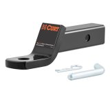 CURT Powdercoated Ball Mounts 45032 Receiver Hitch Mount, Steel, Black, 2 in. Square, 2 in. Drop, .750 in Rise, 8.25 in Length, Each thumbnail 3