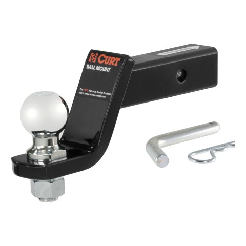 CURT Ready-Tow Ball Mounts 45042 Receiver Hitch Mount, Ready Tow Mount, 2 5/16 in., Each