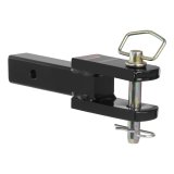 CURT Clevis Pin Ball Mounts 45821 Receiver Hitch Mount, Steel, Black Powdercoated, 2 in. Square, .750 in. Hole, Hitch Pin/Clip, Each thumbnail 2