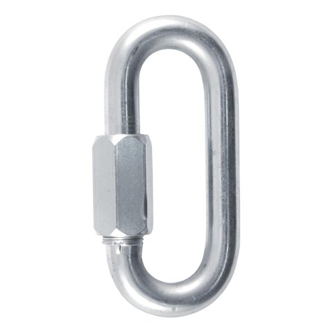 CURT Trailer Safety Chain Quick Links 82932 Chain, Link, Steel, Zinc Plated, 1/2 in. Diameter, 3,300 lb. Break Force, Each