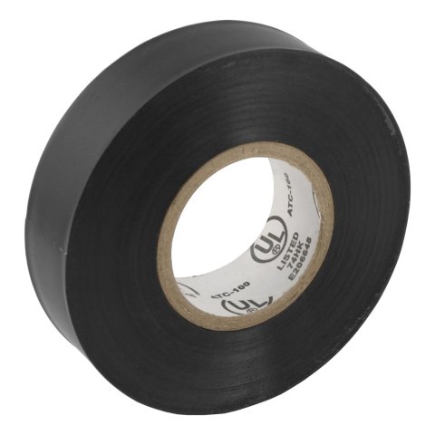 CURT Electrical Tape 59740 Tape, Electrical, Black, 0.750 in. Width, 60.00 ft. Length, Set of 10