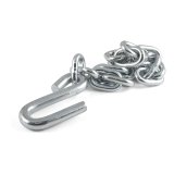 CURT Safety Chain Assemblies 80300 Chain, Steel, Zinc Plated, 7,000 lb. Break Force, 27 in. Length, S-Hook Ends, Each thumbnail 1