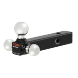 Curt Manufacturing Receiver Hitch Ball Mounts 45001 Mount, Adjustable Tri-Ball Replacement, Each thumbnail 1