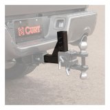 CURT Adjustable Ball Mounts 45059 Receiver Hitch Mount, Adjustable, 2 in. Square, 5 3/4 in. Drop, 5 3/4 in. Rise, Steel, Black Powdercoated, Each thumbnail 5