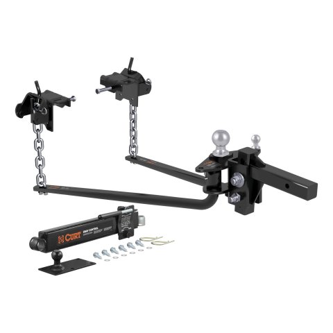CURT Original Round Bar Weight Distribution Hitch Kits 17062 Hitch, Bar, 1,000 lbs. Tongue Weight, 10,000 lbs. Gross Trailer Weight, Kit thumbnail 4