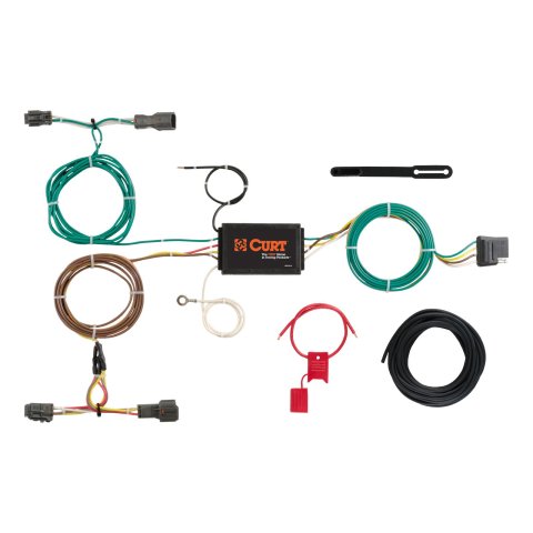 CURT Custom Wiring Connector Harnesses for 2014-2018 SORENTO - 56256 Adapter, Vehicle Towing Harness, 3 to 2 Powered Converter, Kia, Kit thumbnail 1